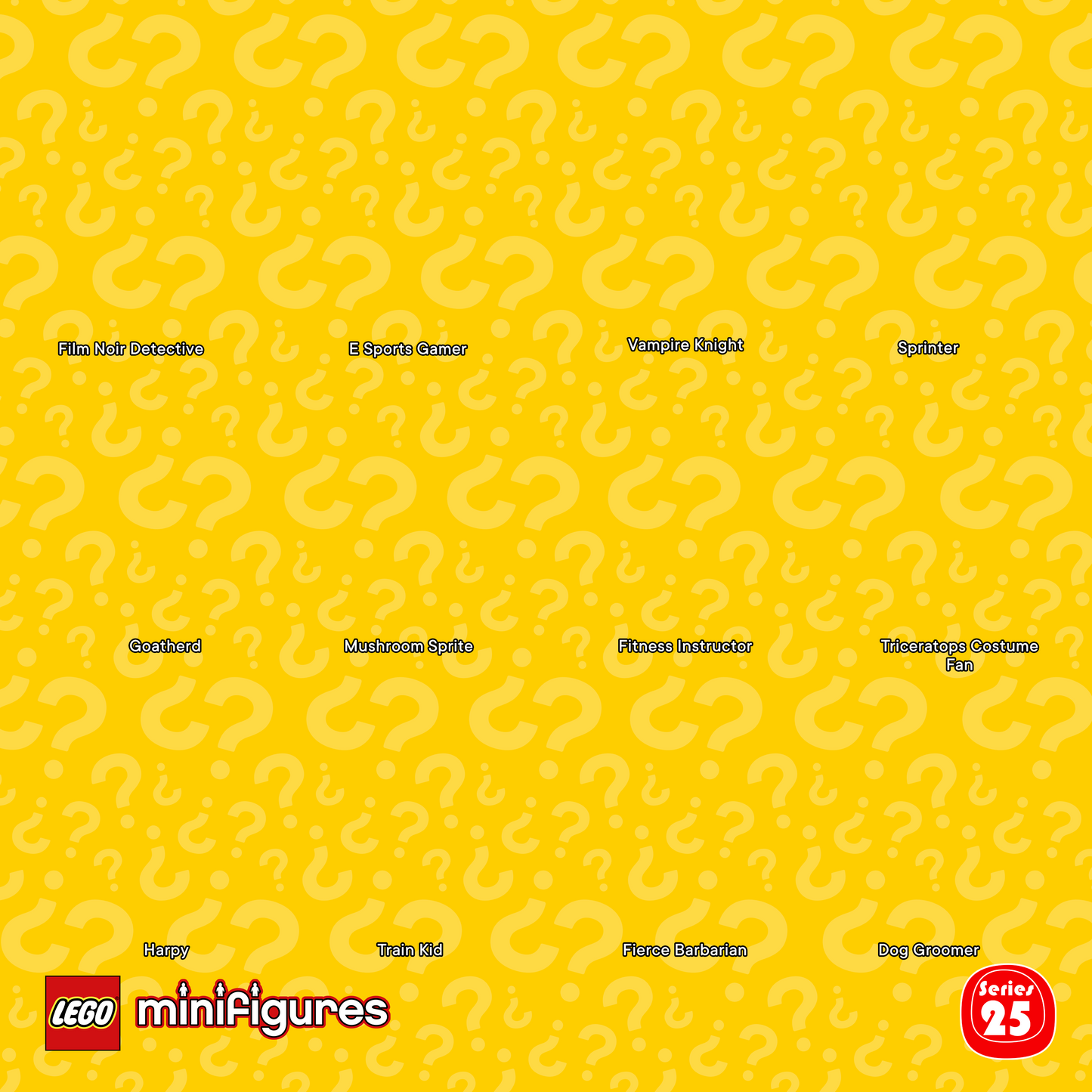 Collectible Minifigures Series 25 Display