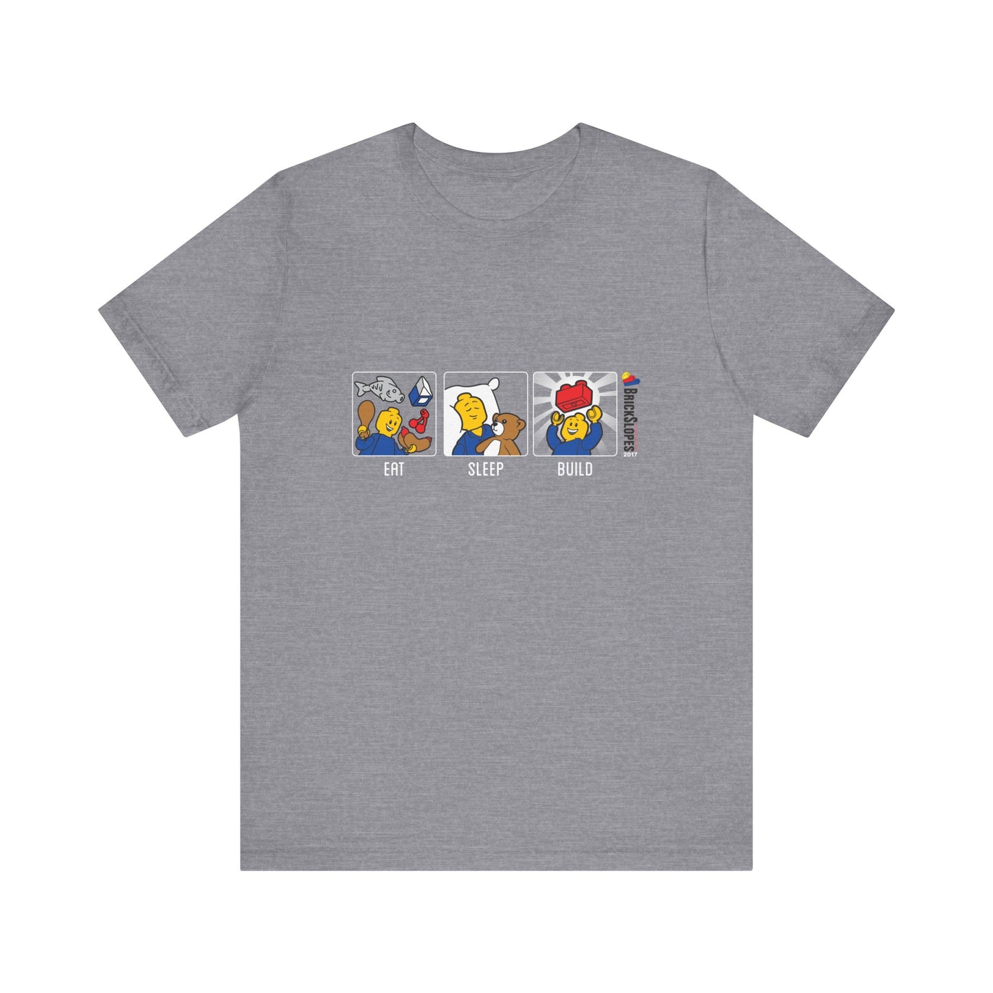 Brickslopes Eat, Sleep, Build 2017 T-Shirt