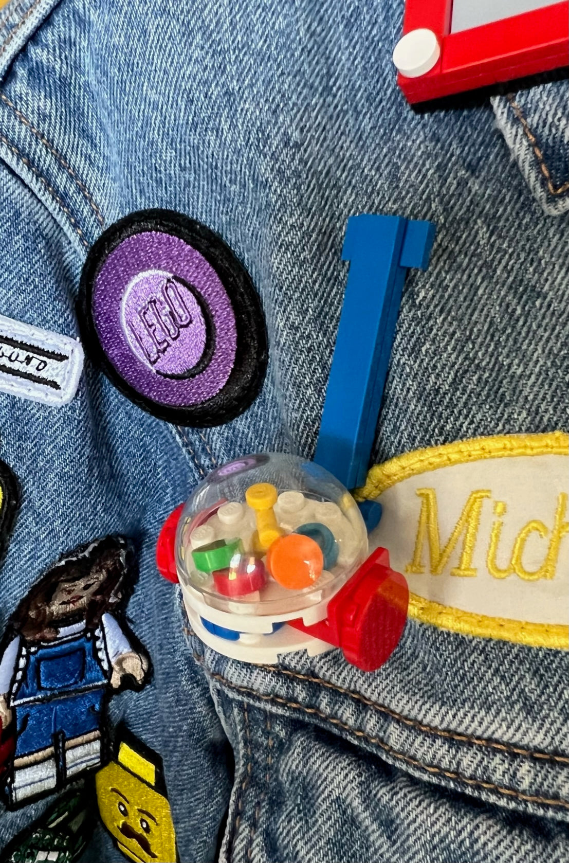 Popper Toy Pin