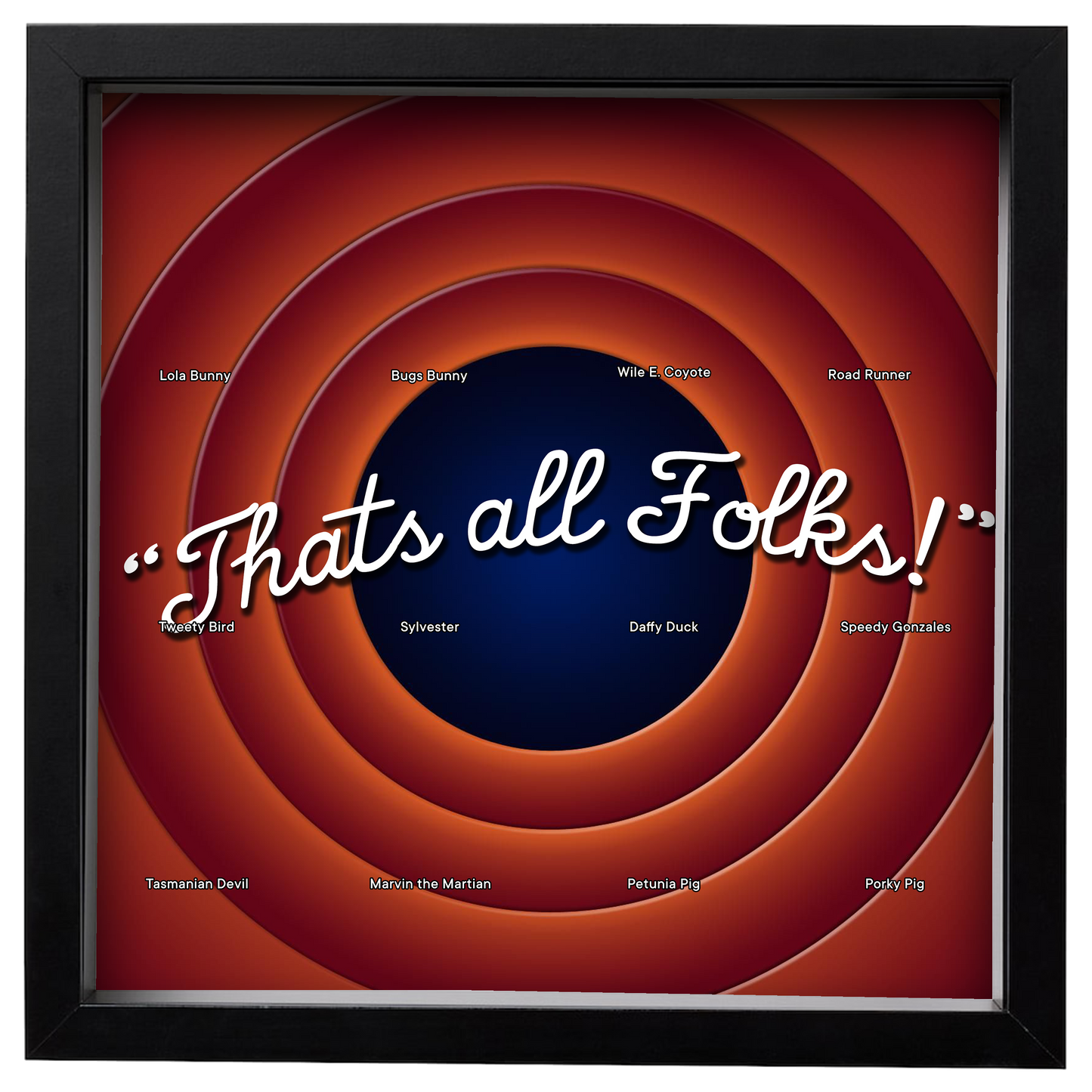 That's All Folks Display Case