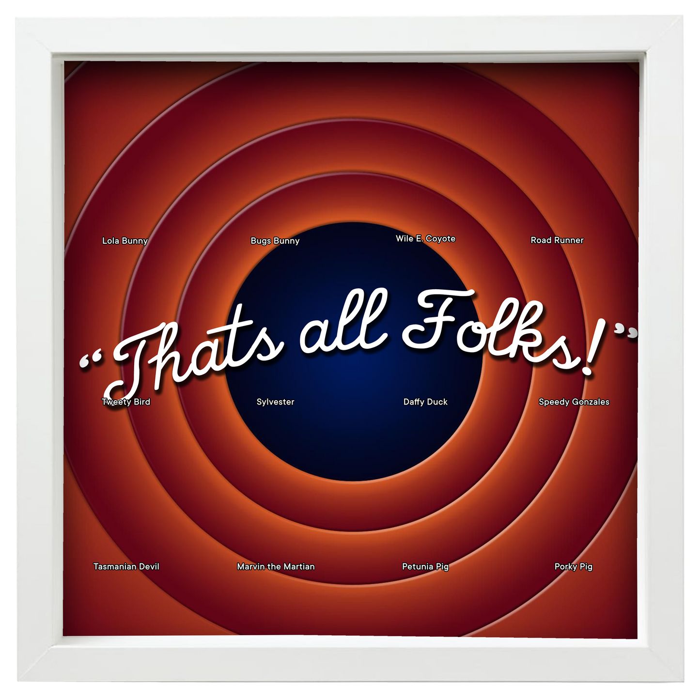 That's All Folks Display Case