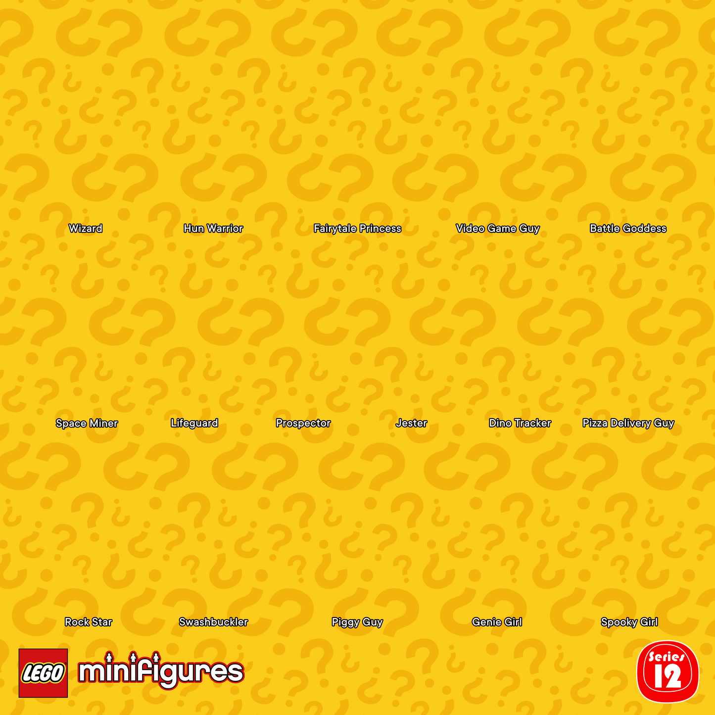 Collectible Minifigures Series 12 Display