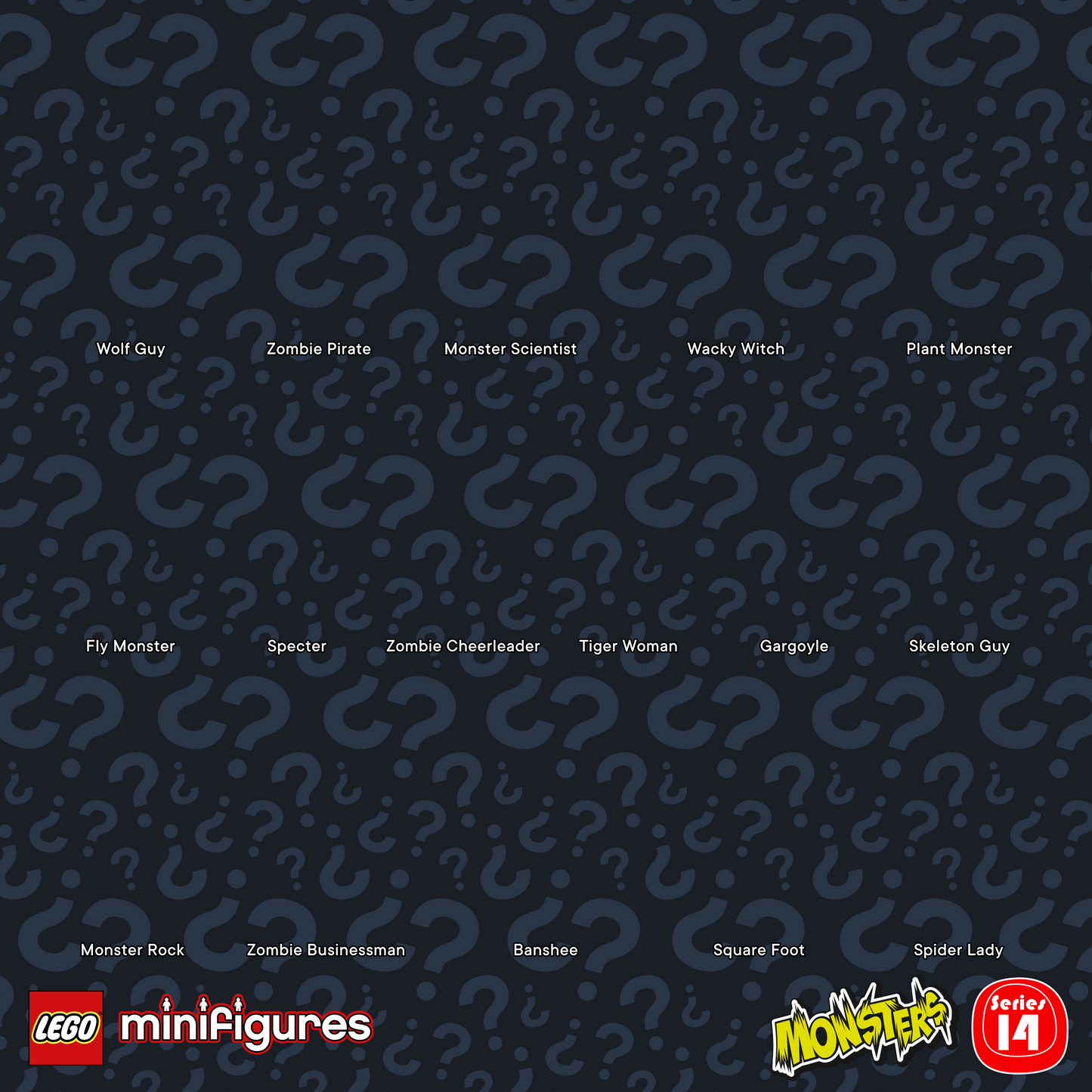 Collectible Minifigures Series 14 Display
