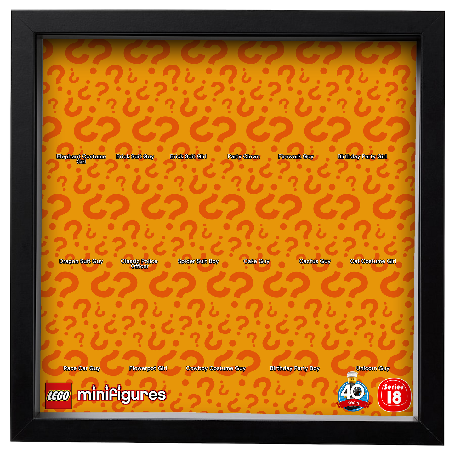 Collectible Minifigures Series 18 Display