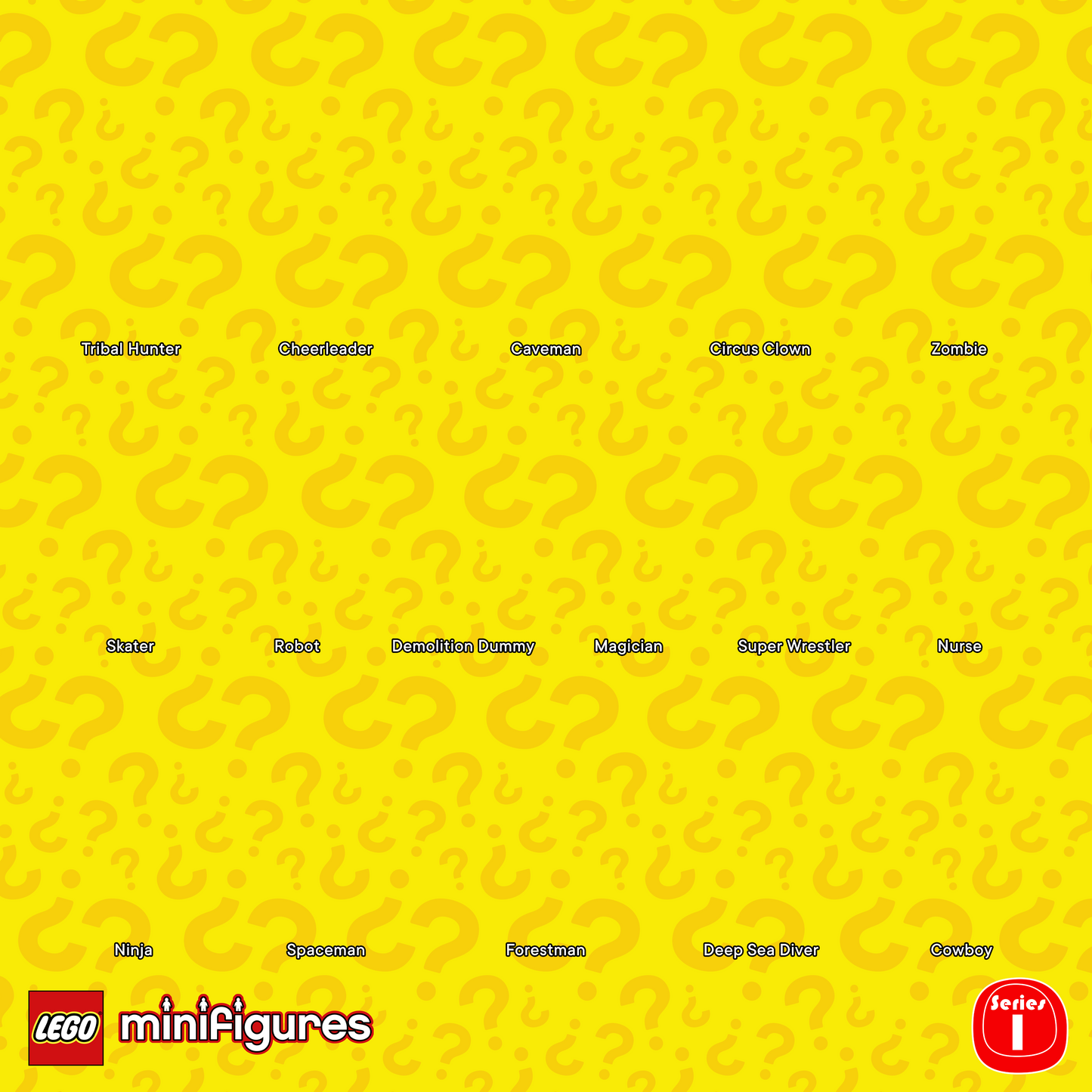 Collectible Minifigures Series 1 Display