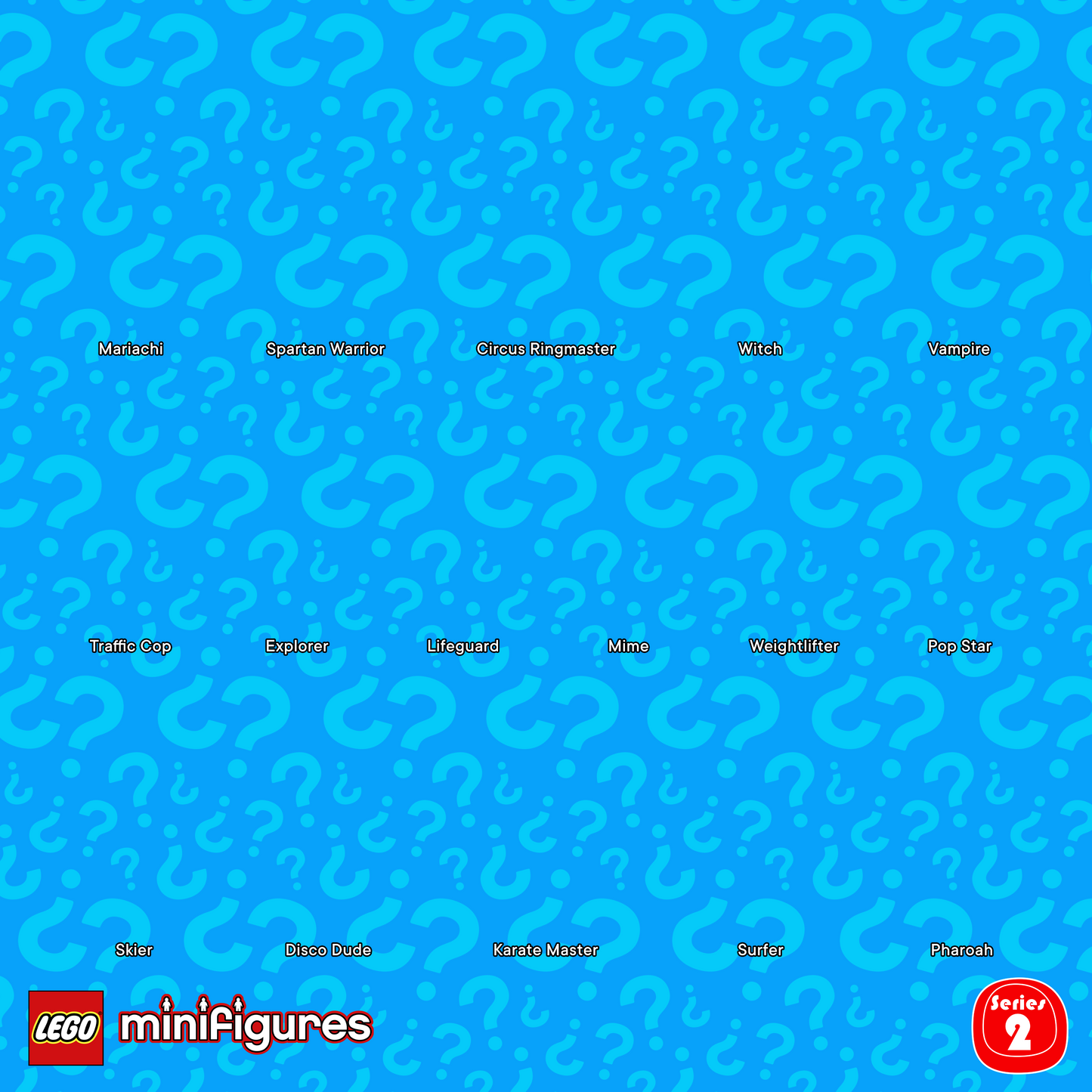 Collectible Minifigures Series 2 Display