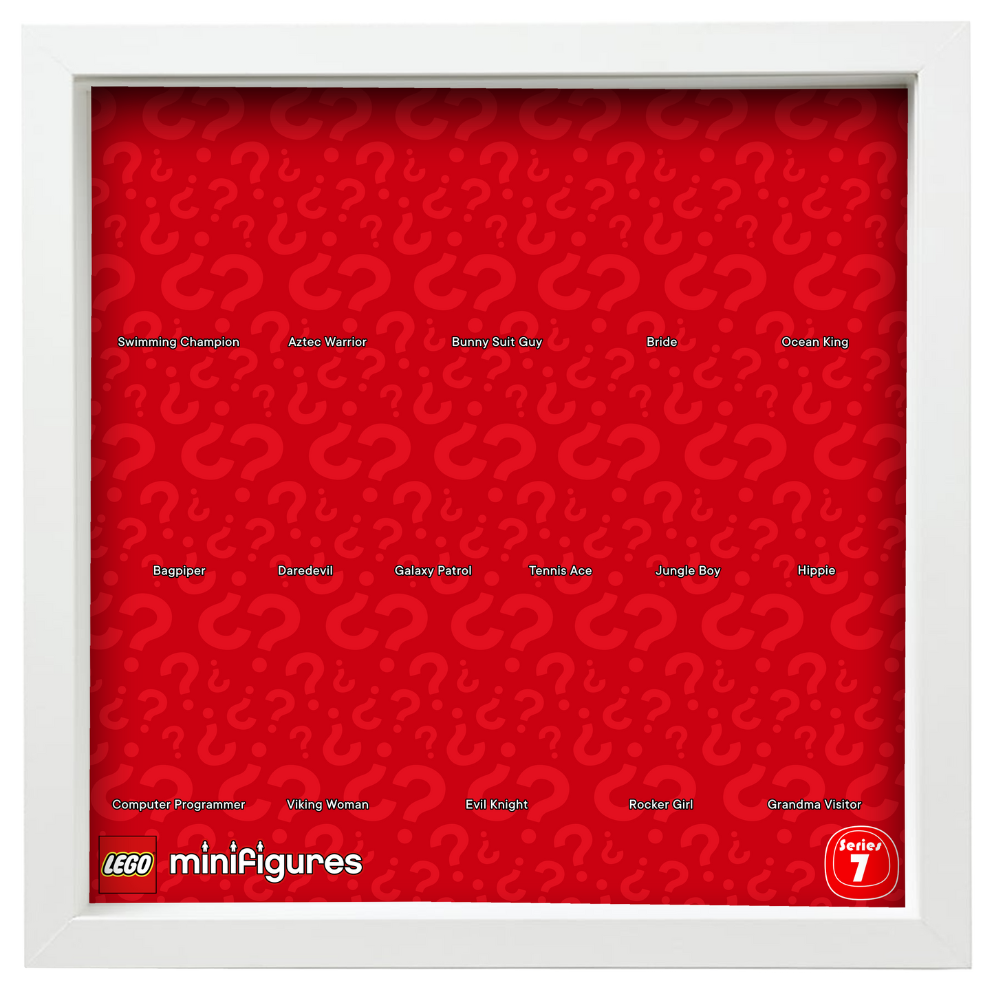 Collectible Minifigures Series 7 Display