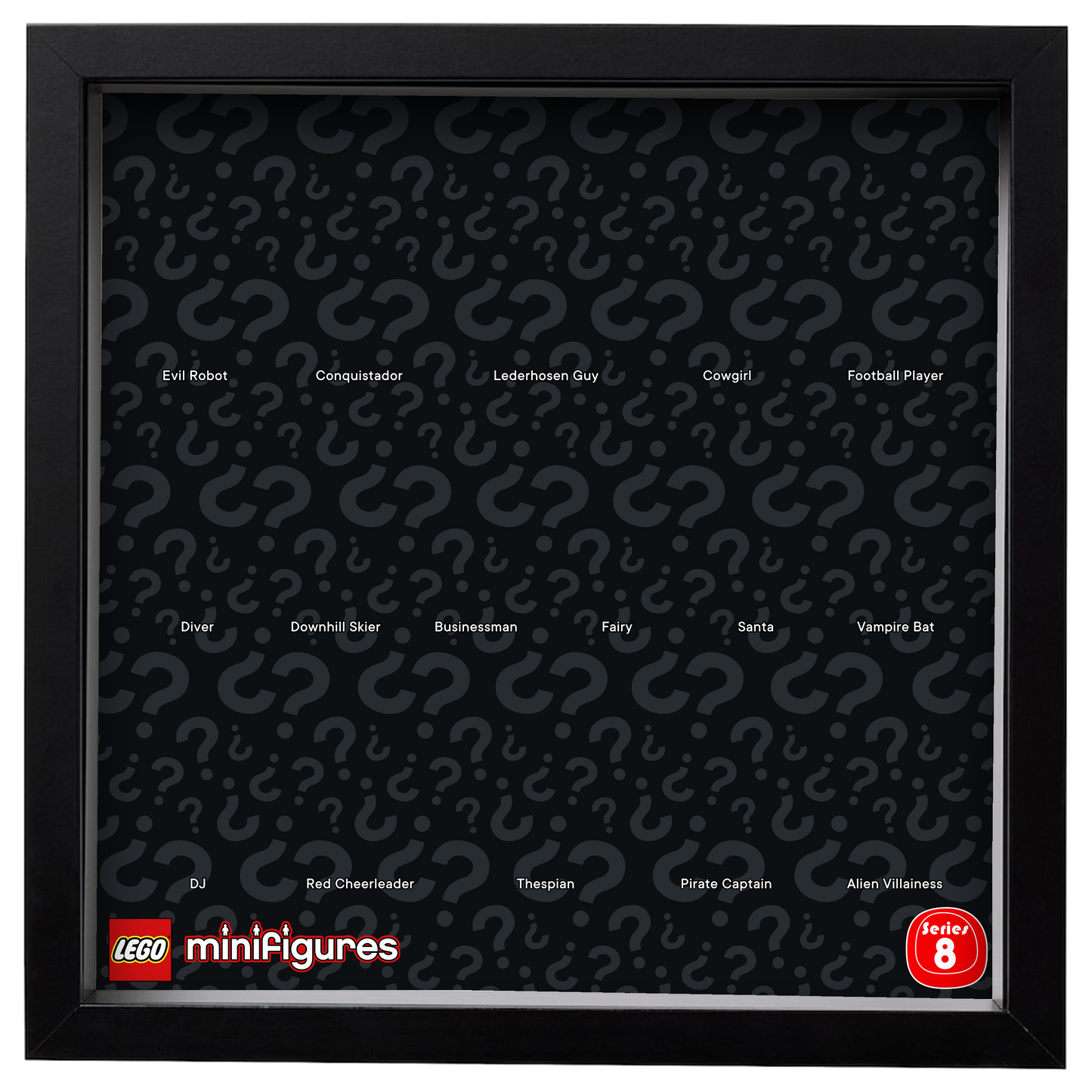 Collectible Minifigures Series 8 Display