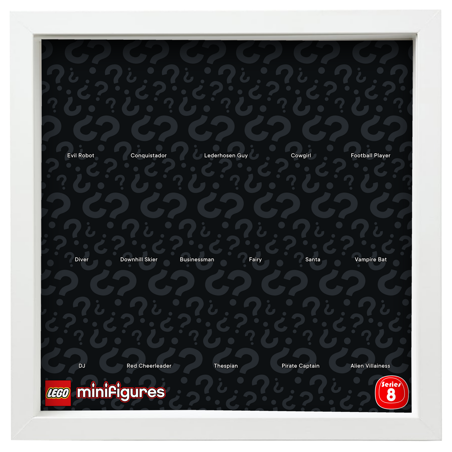 Collectible Minifigures Series 8 Display