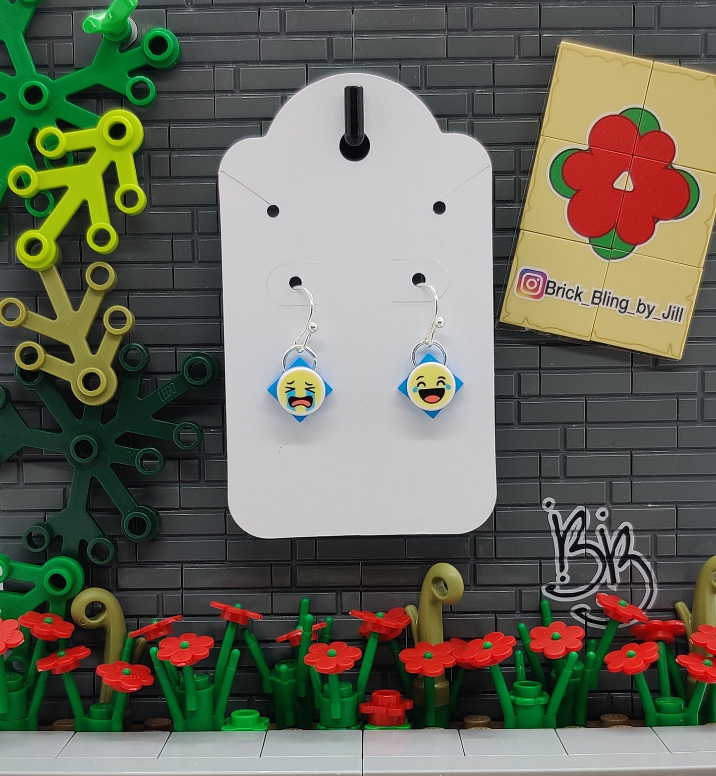 HAPPY AND SAD EARRINGS