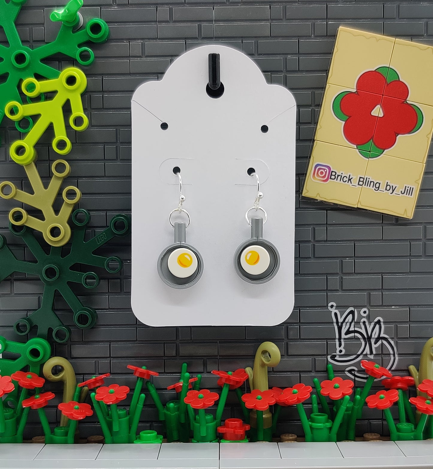 EGGS IN THE FRYING PAN EARRINGS