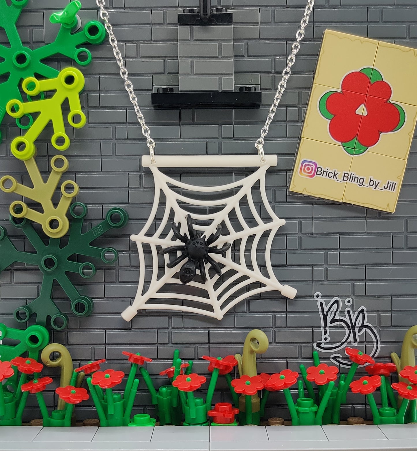 SPIDER WEB NECKLACE